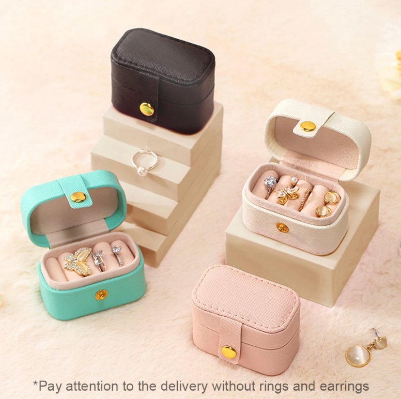 Ez Faux Leather Jewellery Ring Box