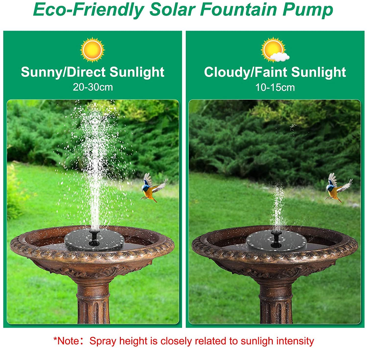 Eco-Friendly Solar Fountain Pump