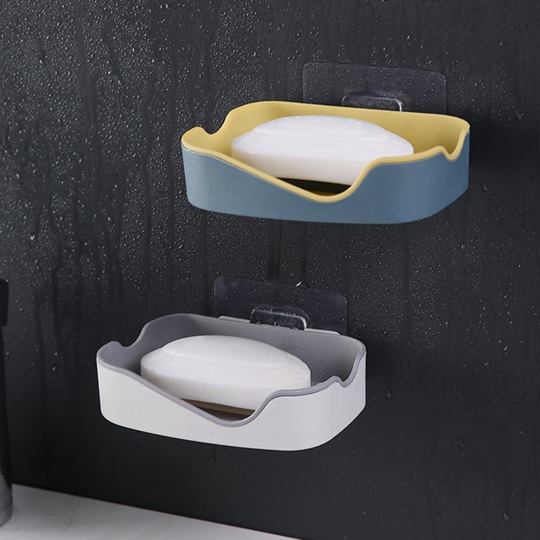 wall mount double soap holder