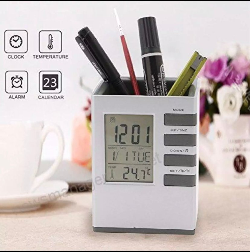 Ez Led Desk Table Clock