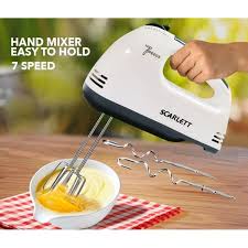 Scarlett 7-Speed Lightweight Hand Mixer