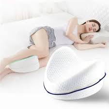 Ez Sleeping Memory Cotton Leg Pillow For Back, Hip, Joint, Knee Pain