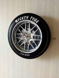 Ez Tyre Styled Wall Clock