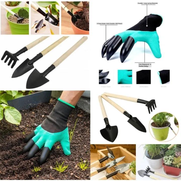 Garden Gloves and Gardening Tools kits